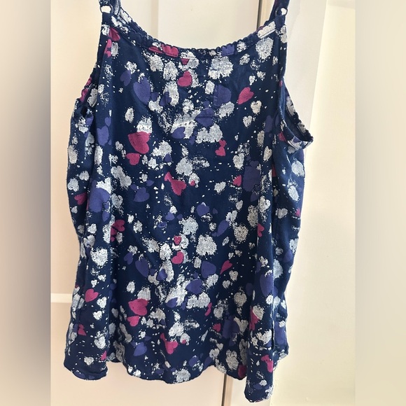 Levi’s Girls Blue Hearts Tank Top Size Large 12-13 Years - Picture 10 of 11